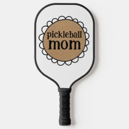 MÃE DE PICKLEBALL Personalizada Borda Recortada