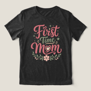 Mãe de Primeira Viagem Design Floral Fofo