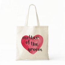 Mãe do bolsa do coração do noivo