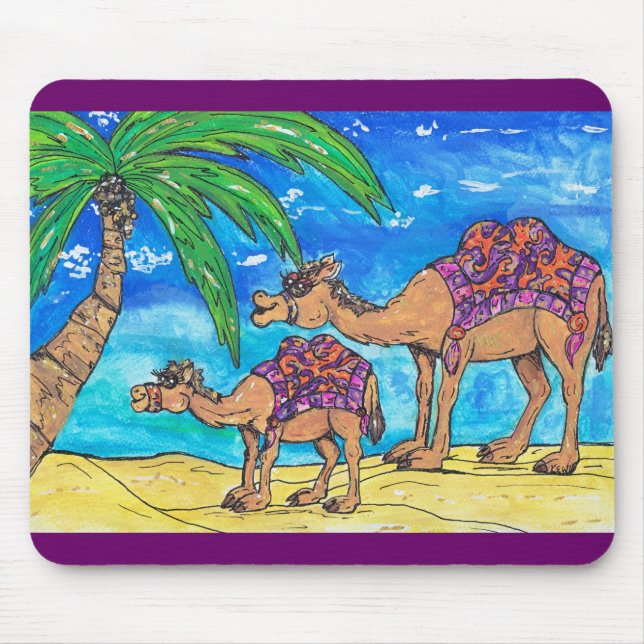 Mãe do camelo e Bub Mousepad (Frente)