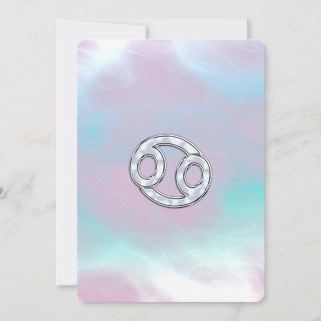 Mãe do Cancer do Estilo Pérola Zodiac (Frente)