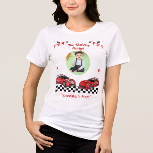 Mãe do Carro de Corrida Vermelho e Preto Veloz