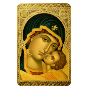Mãe do deus Glykophilousa -- Ímã do ícone