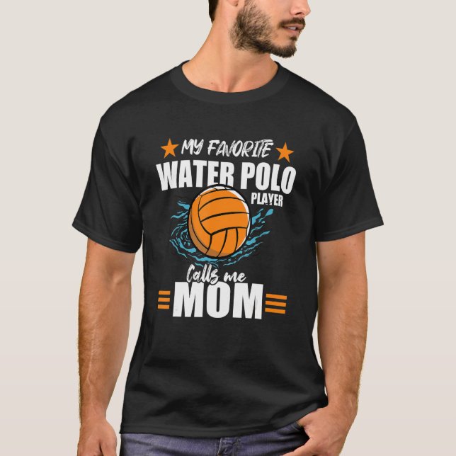 Mãe Do Jogador De Polo Água Mãe Mulheres Waterpolo (Frente)