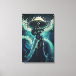 Mãe do mar - impressão das canvas de Yemoja