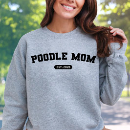 MÃE DO POODLE Mamãe do Cachorro Suéter Personaliza