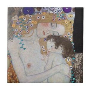 Mãe e Criança de Gustav Klimt