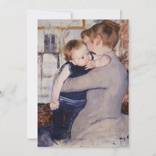 Mãe e Criança Mary Cassatt (Frente)