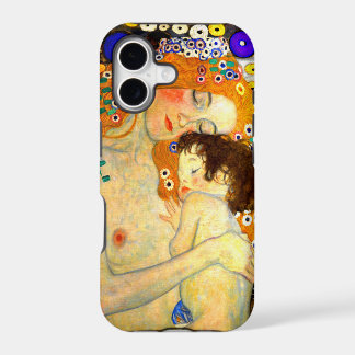 Mãe e criança pela arte Nouveau de Gustavo Klimt