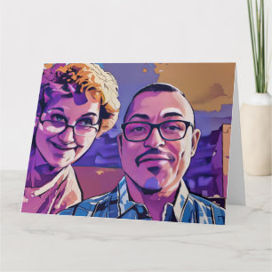 Mãe e eu Dia das Mães 2017 idades 84 e 64 cartão  