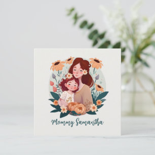 Mãe e Filha Adoráveis - Quadro Floral (3)