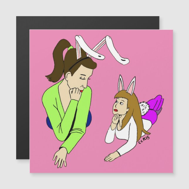 mãe e filha bunnygirl (Frente/Verso)