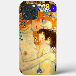 Mãe e Filho de Gustav Klimt Art Nouveau