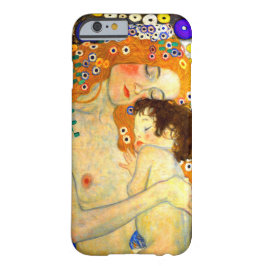 Mãe e Filho de Gustav Klimt Art Nouveau