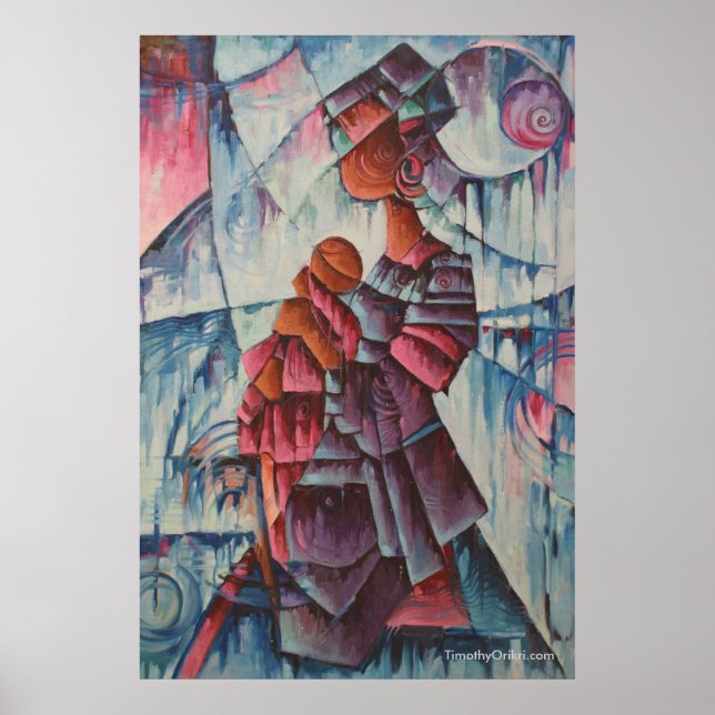 Mãe e Filho - Impressão de Tela (Frente)