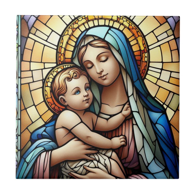Mãe e filho religiosos (Frente)