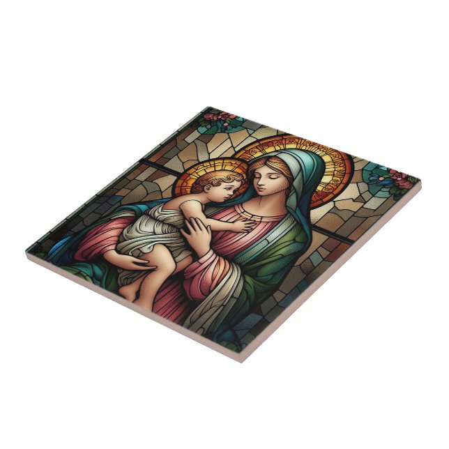 Mãe e filho religiosos (Lateral)