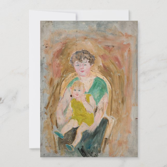 Mãe e Filho | Tadeusz Makowski (Frente)