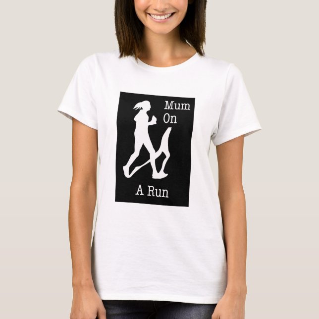 Mãe em uma Camisa de Corrida (Frente)