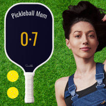 Mãe Esportiva Clássica de Pickleball Nome Personal