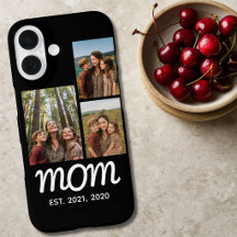 Mãe Estabeleceu Rótulo Moderno Preto 3 Foto