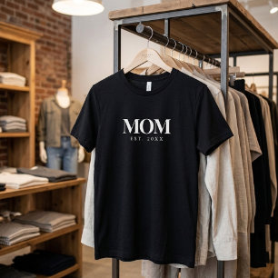 Mãe Estabelecida Nova Camisa de Presente de Tipogr
