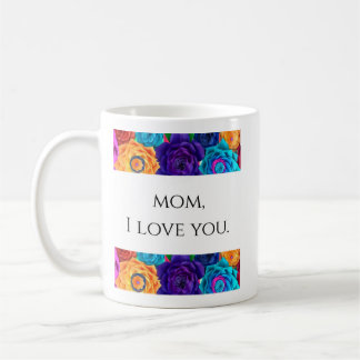 Mãe Eu Te Amo - Xícara de Café Moderna para o Dia 