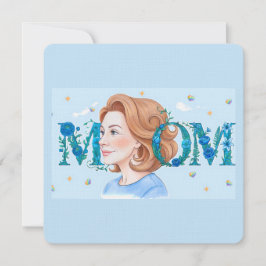 Mãe Floral Azul