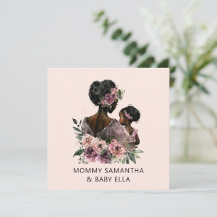Mãe Floral Personalizada e Bebê