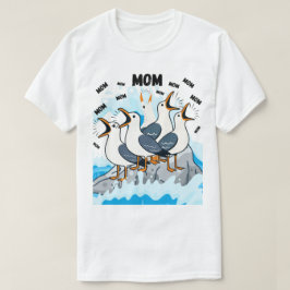 Mãe Gaivota – Camiseta Engraçada para Amantes de A