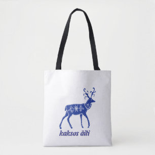 Mãe gêmea na bolsa de tote finlandesa