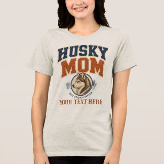 Mãe Husky Personalizada Estilo Universidade