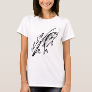 Mãe Legal da bobina - Camiseta de pesca