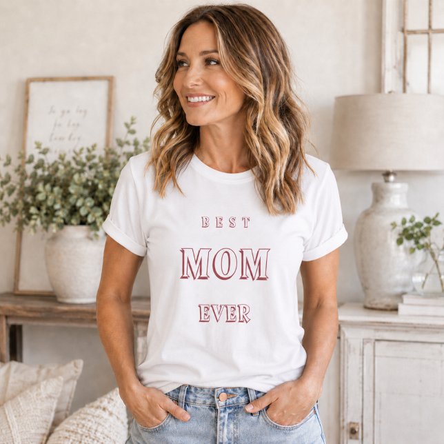 Mãe mamãe a melhor de todas rosa (Criador carregado)