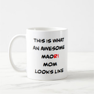 mãe maori, caneca de café incrível