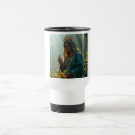 Mãe Mary Rainha da Caneca de viagem do Céu