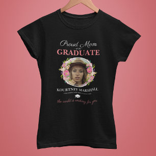 Mãe Orgulhosa Personalizada da Camiseta Formando