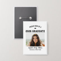 Mãe Orgulhosa Senior Personalizado Ano Graduado Fo