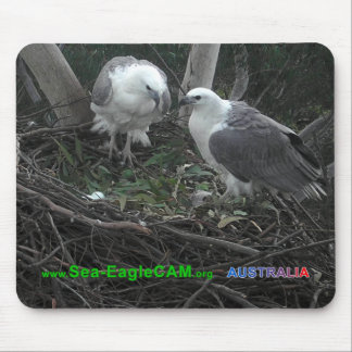 Mãe & pai que admiram os ovos Mousepad 02