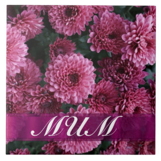 Mãe personalizada de flor rosa