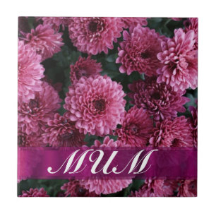 Mãe personalizada de flor rosa