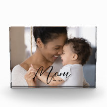 Mãe Personalizada Estabelecida Letra Moderna Foto