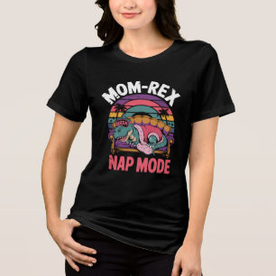 Mãe-Rex Nap Mode - Engraçado Relaxar A Mãe Do Dino