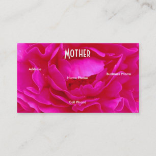 Mãe Rosa Cartão de visita
