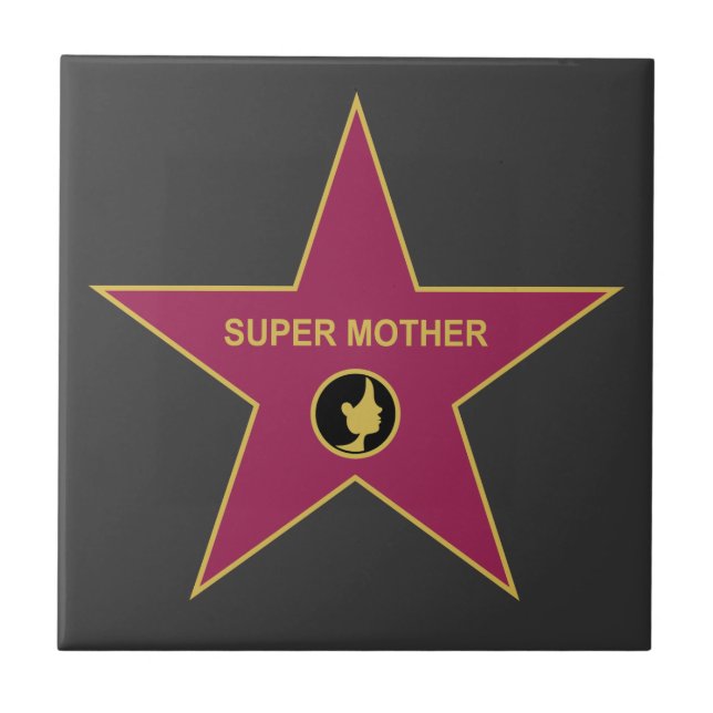 Mãe super - estrela da mãe de Hollywood (Frente)