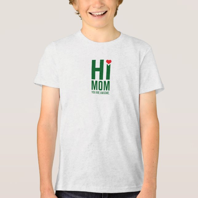 "Mãe, Você É Incrível" Texto (Frente)