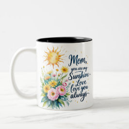 Mãe, Você É Minha Luz Do Sol - Uma Caneca De Dois