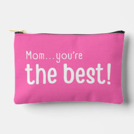 Mãe, você é o melhor Zipper Bag de noções cosmétic