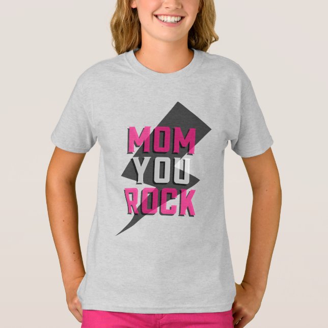 MÃE, VOCÊS ROCKids Camisa (Frente)
