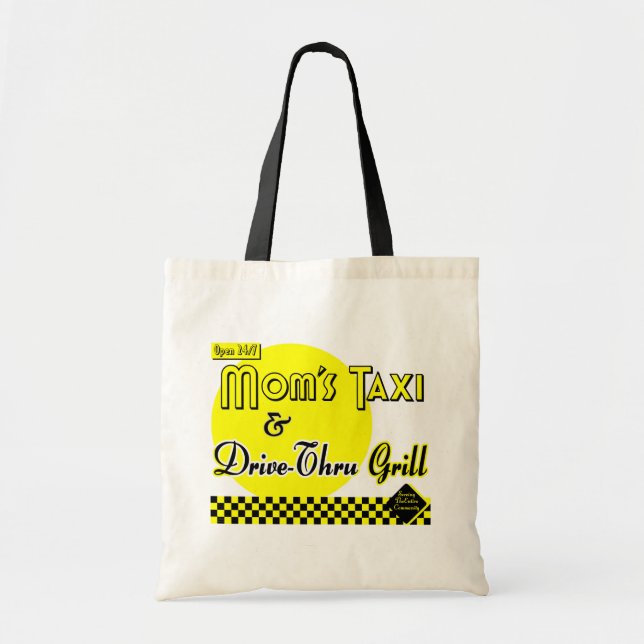 Mães Taxi e Drive Thru Grill Say Bolsa (Frente)